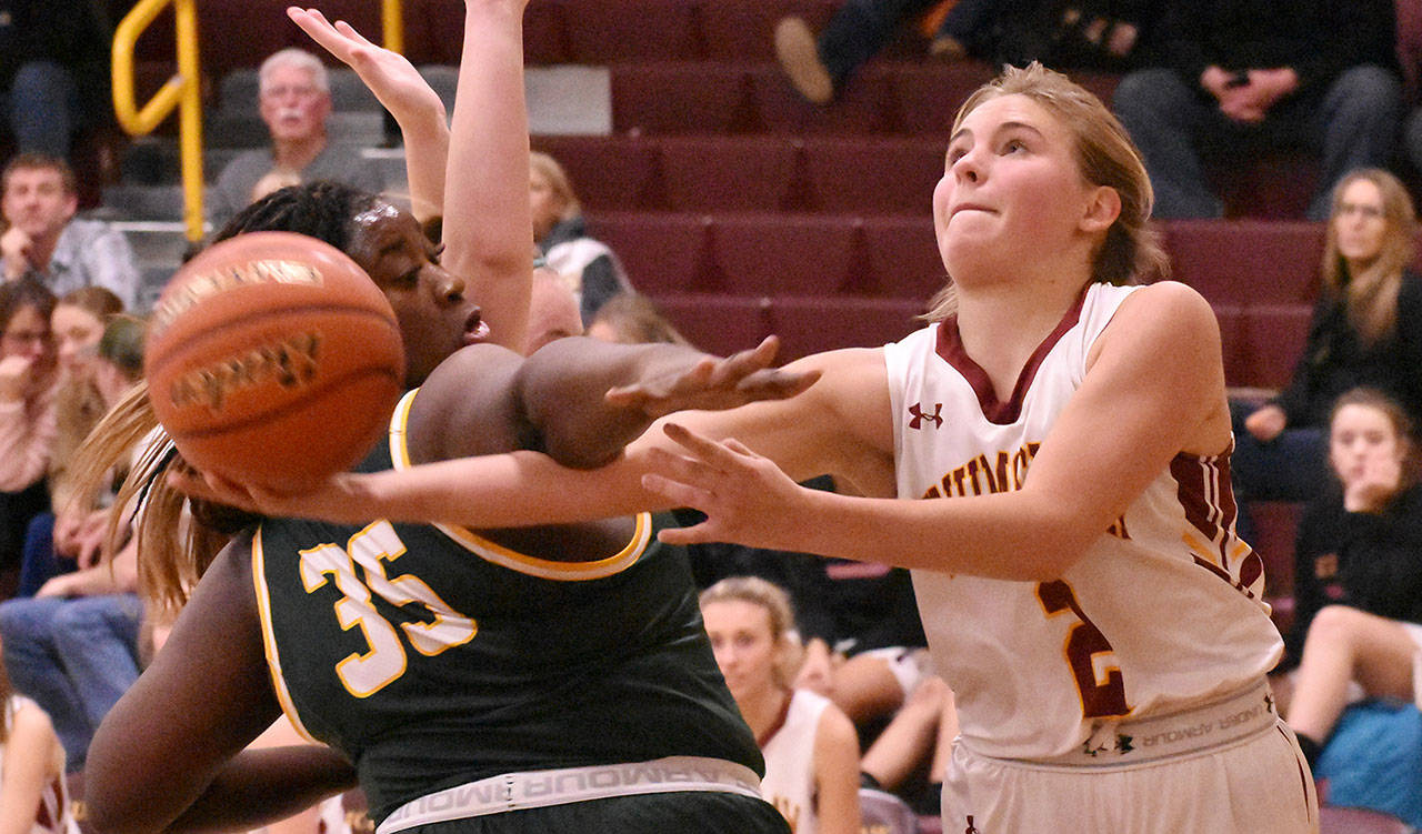 Plateau players heading into the post-break portion of the schedule include Enumclaw Highs Saydee Anderson. Photo by Kevin Hanson