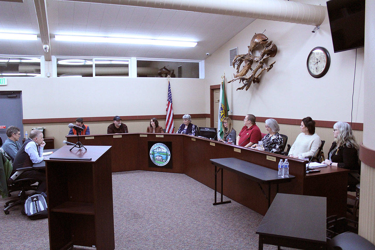The Black Diamond City Council discussed a resolution that would re-affirm the city’s commitment to inclusivity and diversity during the Feb. 20 meeting. Photo by Ray Miller-Still