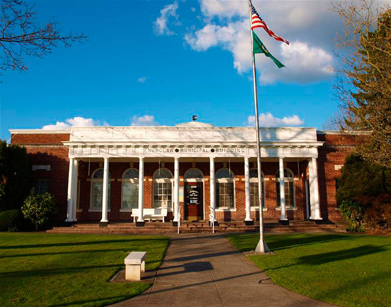 Enumclaw City Hall was closed to the public March 16. Photo courtesy the city of Enumclaw