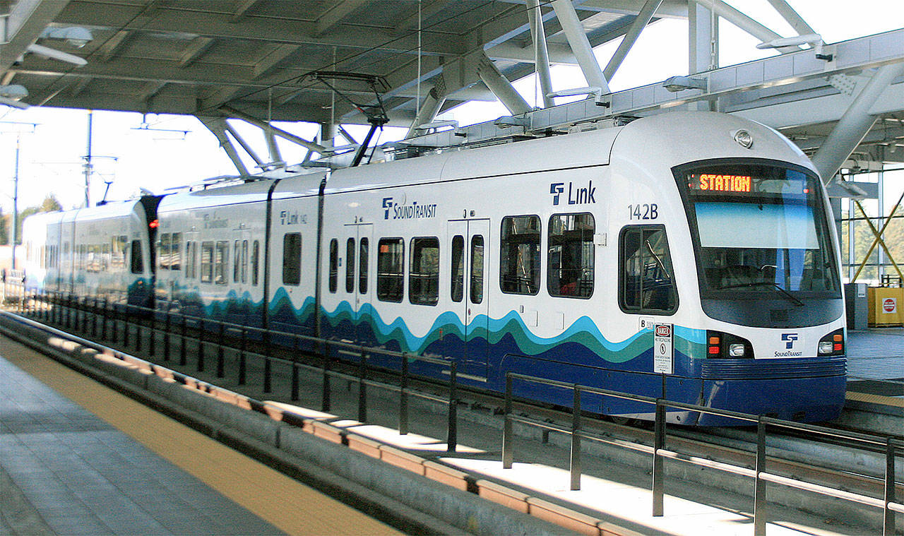 Sound Transit to reintroduce light rail, Sounder fares starting June 1