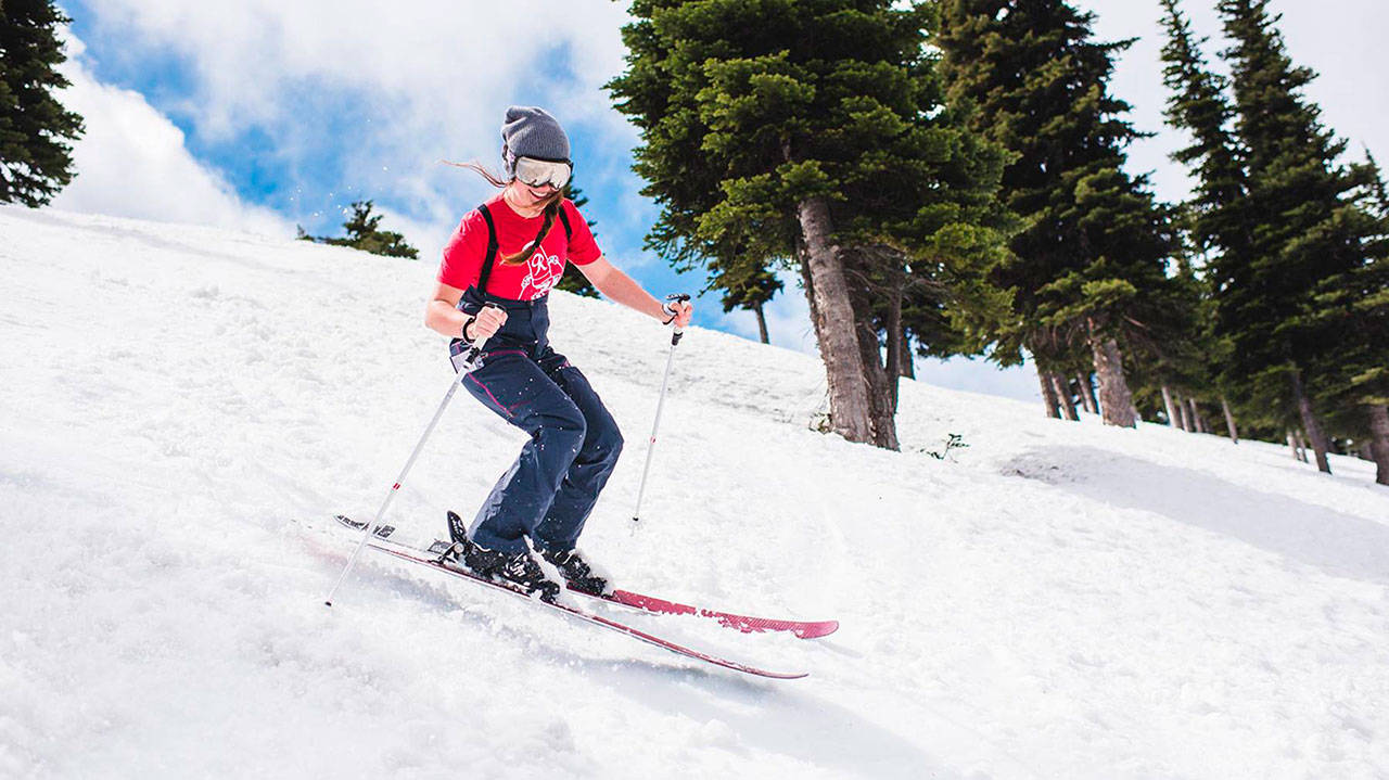 “While closing in March was the right thing to do, it’s time to begin taking small steps back towards doing what we love,” Crystal Mountain wrote on its website. More information about the mountain reopening for spring can be found at https://www.crystalmountainresort.com/things-to-do/spring-skiing. Photo courtesy Crystal Mountain