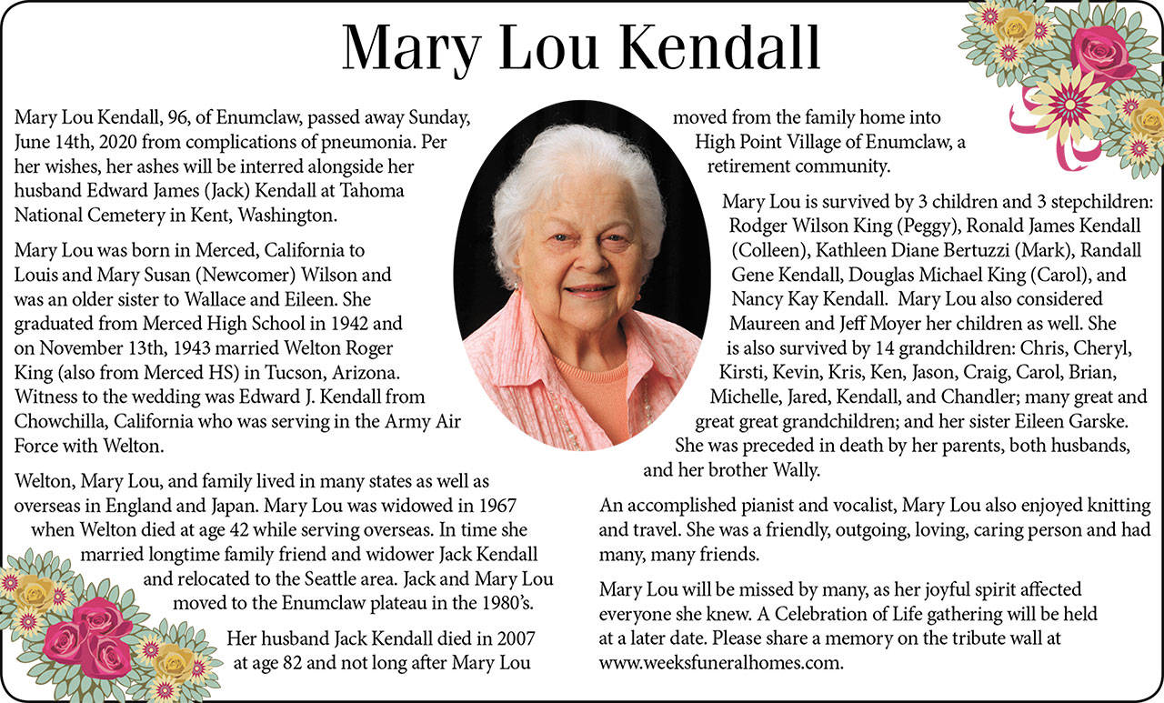 Mary Lou Kendall