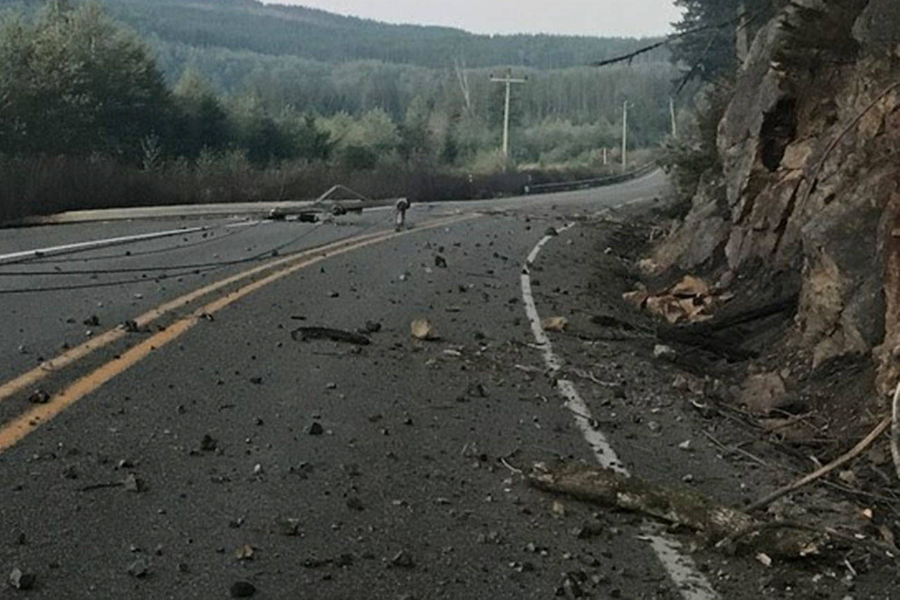 Rocks and debris to keep SR 410 closed for weeks
