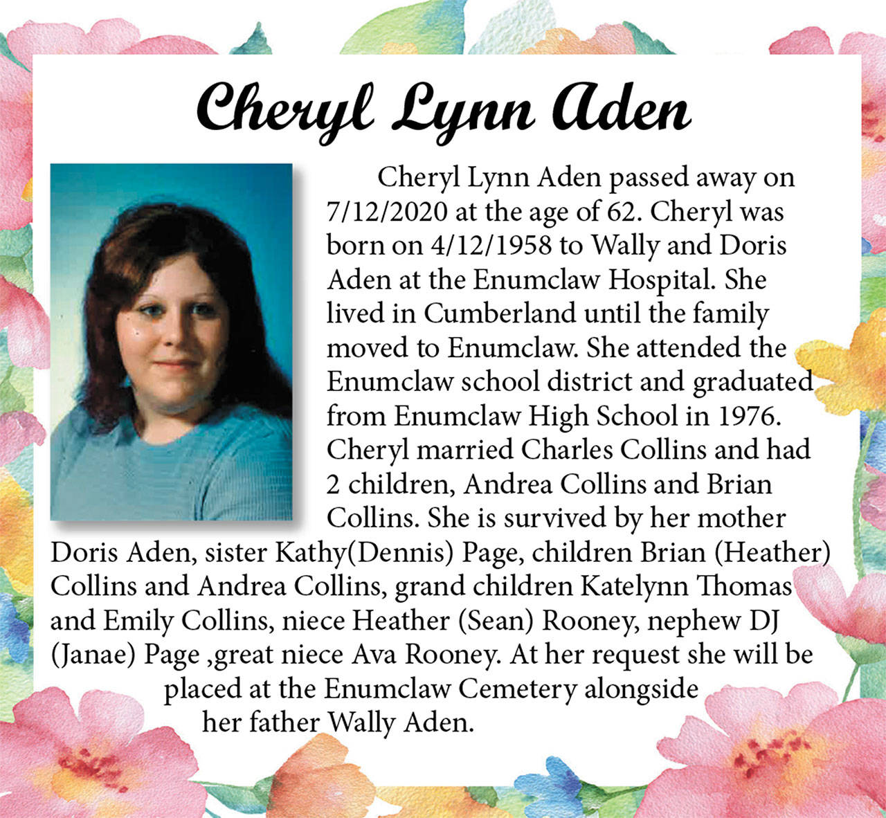 Cheryl Aden