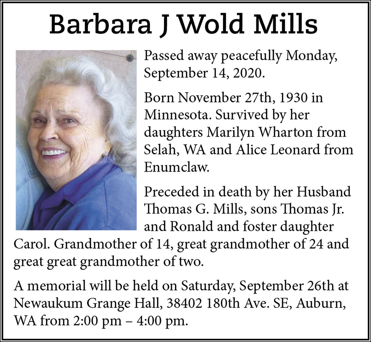 Barbara Mills