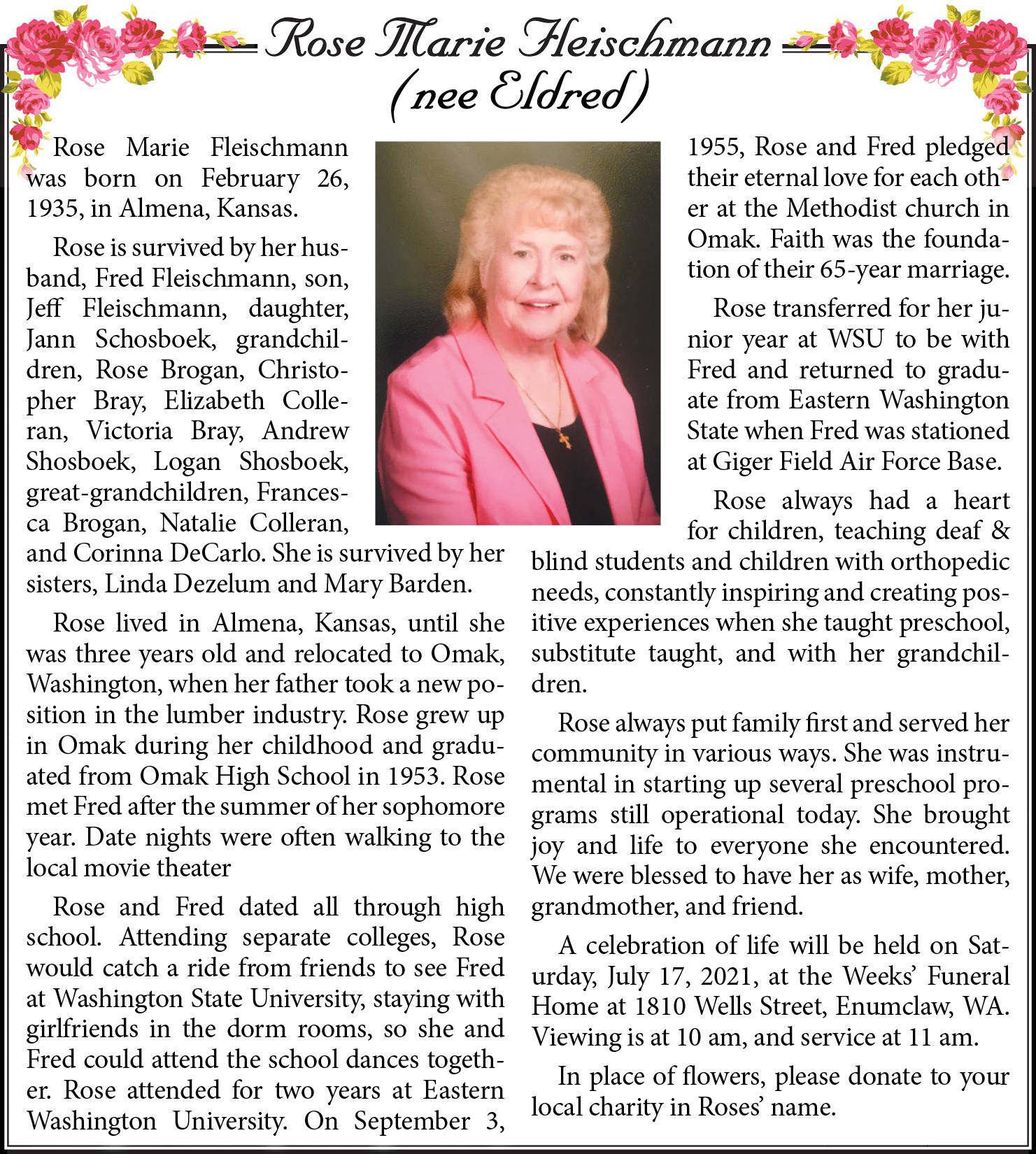 Rose Marie Fleischmann