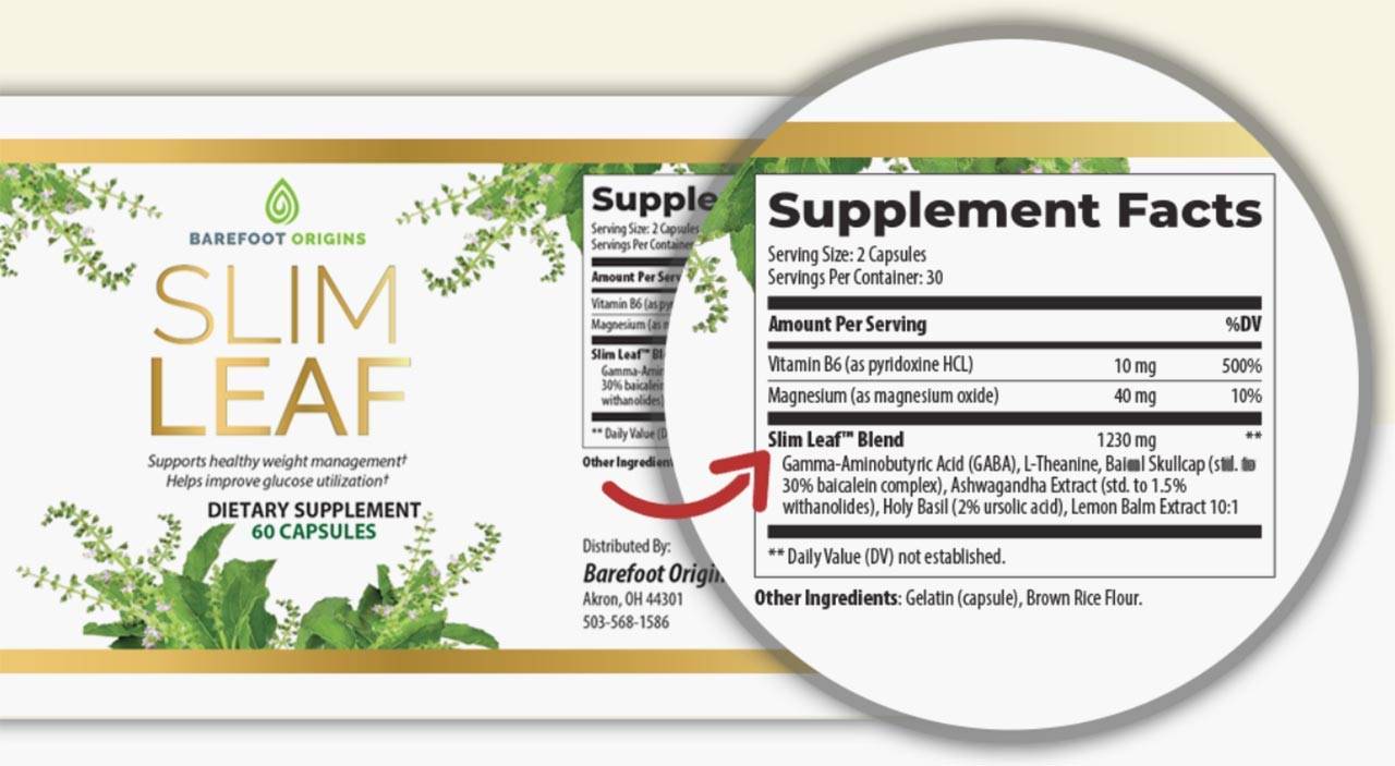 Slim Leaf Reviews Barefoot Origins Weight Loss Supplement? Courier