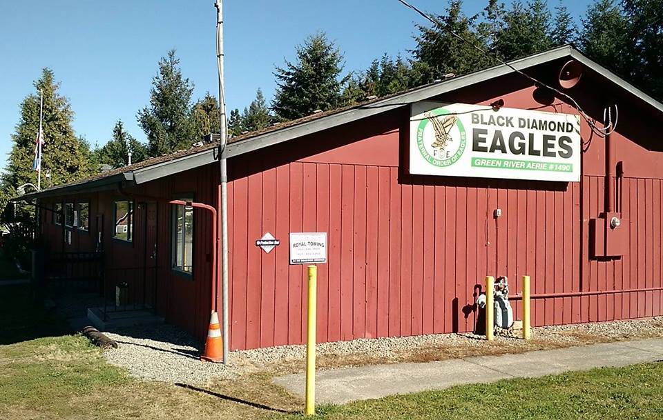 The Black Diamond Eagles Hall. Photo provided by the Eagles.