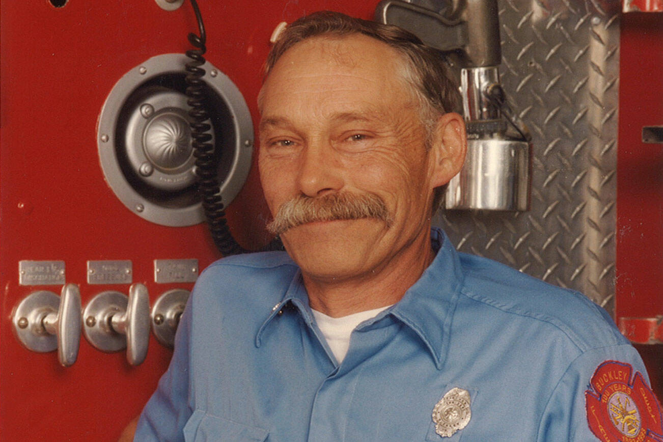 This 1993 photo of Walter Olsen was provided by the Buckley Fire Department.