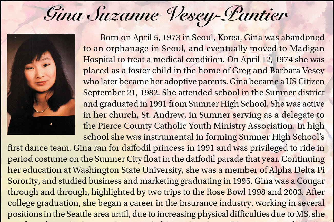 Gina Vesey-Pantier
