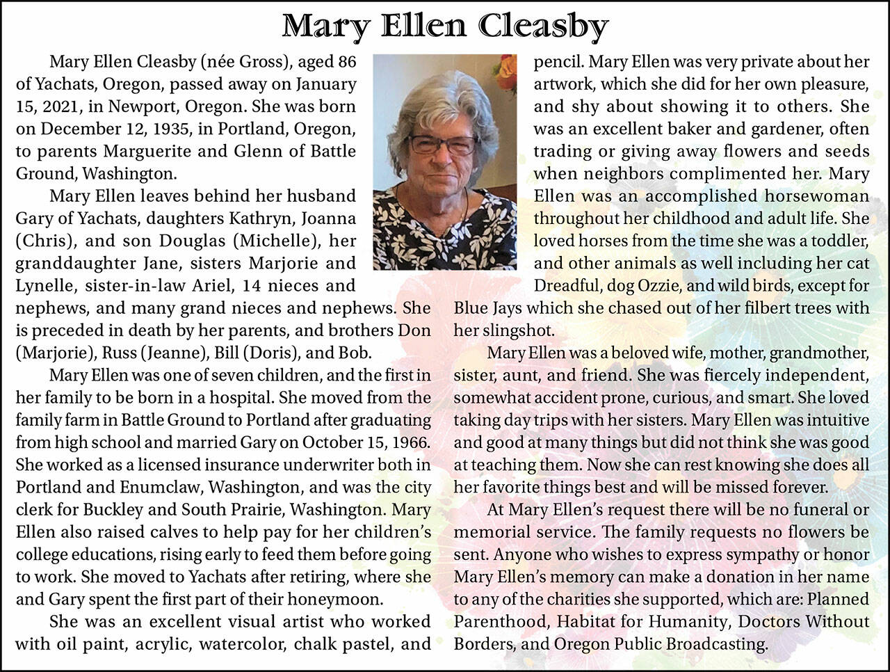 Mary Cleasby