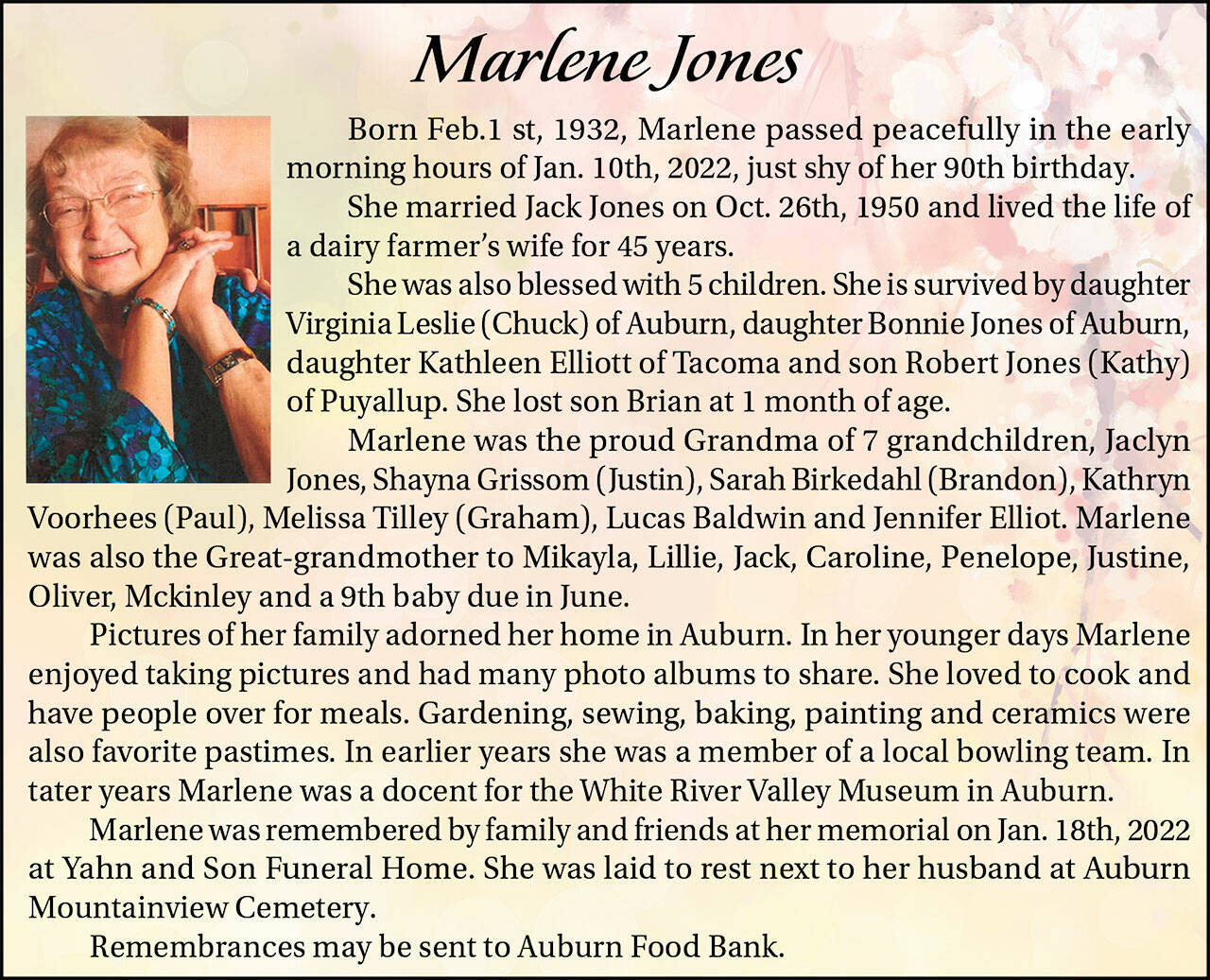 Marlene Jones
