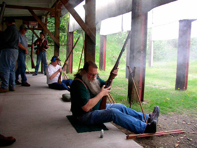 If you want to learn how to shoot a muzzle-loading firearm, the Cascade Mountain Men Club meets at the Issaquah Sportsman’s Club every third Sunday at noon. Courtesy photo
