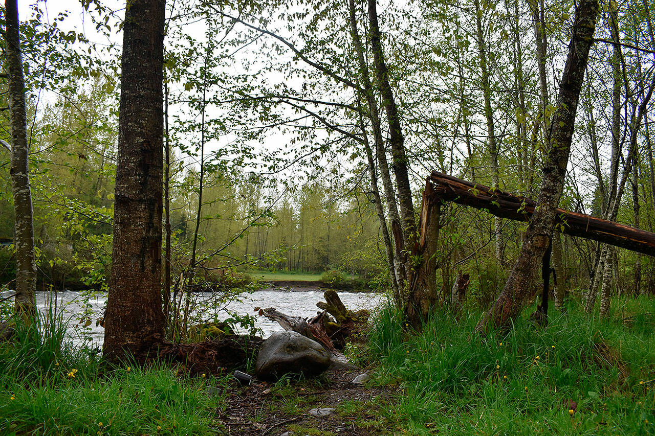 Construction on the Foothills Pedestrian bridge may start this summer. Itll not only be accessible to foot traffic, but emergency services as well, just in case the White River bridge is inaccessible. Photo by Alex Bruell