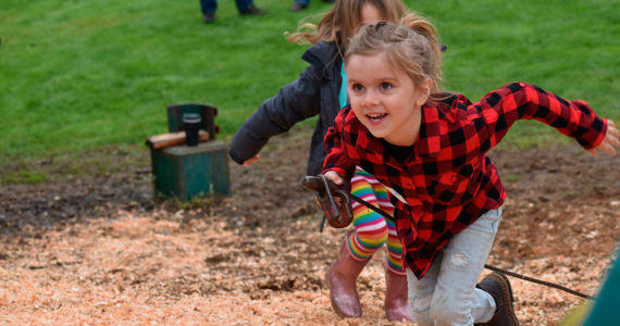 Kids danced, threw and climbed last weekend at Buckley's Junior Log Show. Next week, the adults will be on the field to put their logging skills to the test. Photos by Alex Bruell