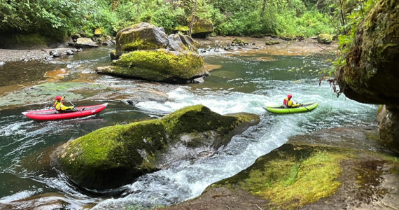Several emergency departments dove into the Green River to recover the body of a missing swimmer Wednesday. Image courtesy Enumclaw Fire Department.