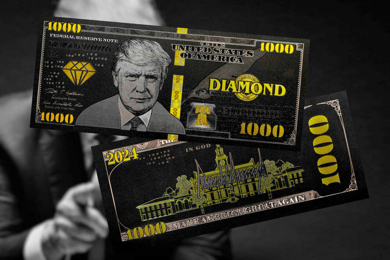 Diamond Trump Bucks Reviews (Patriots Future) Commemorative Banknote Worth  It? | Courier-Herald