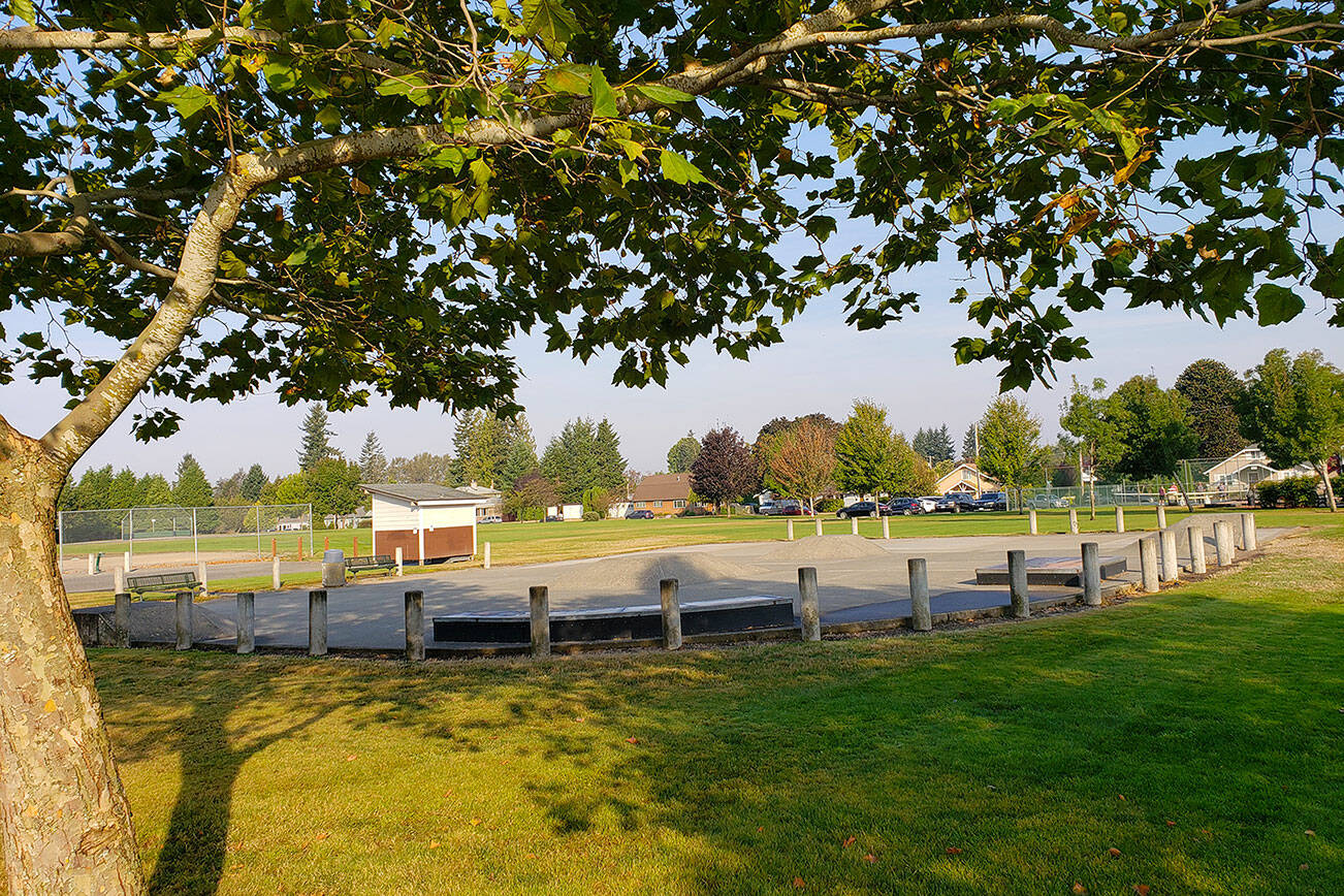 The Enumclaw skate park looks emptier without its ramps; make sure to look out for upcoming community meetings about how to design the next one. Photo by Ray Miller-Still