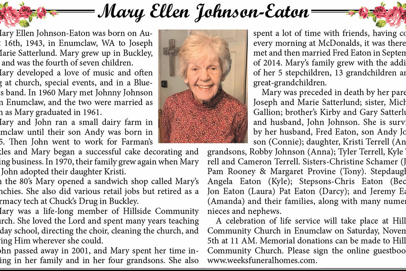 Mary Ellen Johnson-Eaton