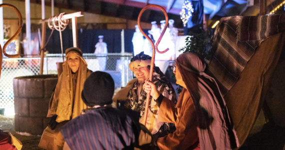 The new walk-through Living Nativity promises to be more interactive than in the past. Photo courtesy Grace Point Church
