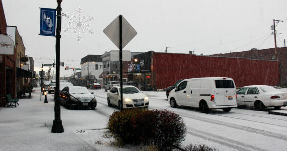 This photo is from 2019, but Enumclaw could look like it this week if forecasts of snow transpire. Prepare now and be careful on the road. Photo by Ray Miller-Still.