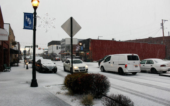 This photo is from 2019, but Enumclaw could look like it this week if forecasts of snow transpire. Prepare now and be careful on the road. Photo by Ray Miller-Still.