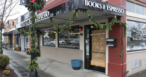 Two doors at The Sequel were broken on Dec. 3. Photo by Ray Miller-Still