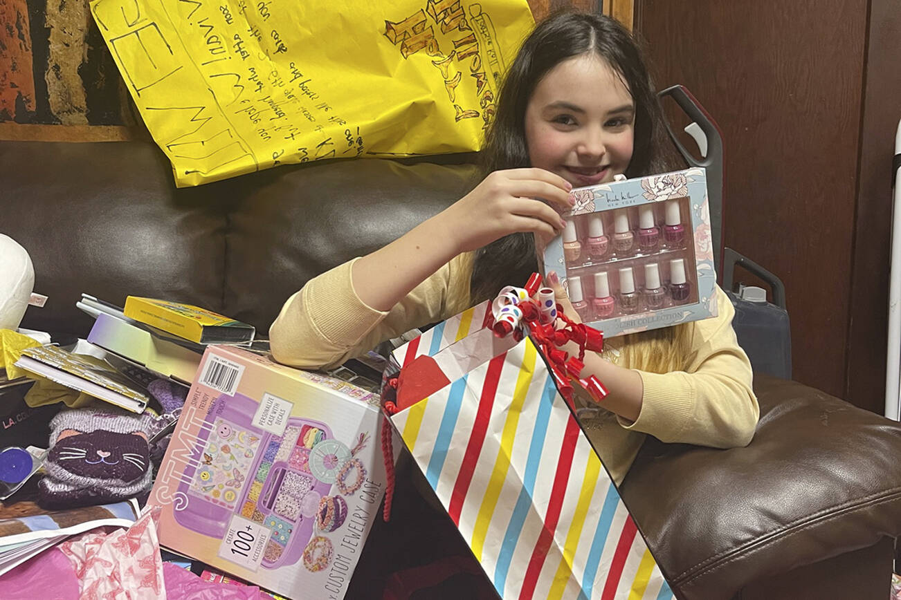 Since she spent her birthday in the hospital, Columbia Bank held a gift drive so Vivan could celebrate her recovery after she got healthy. Contributed photo