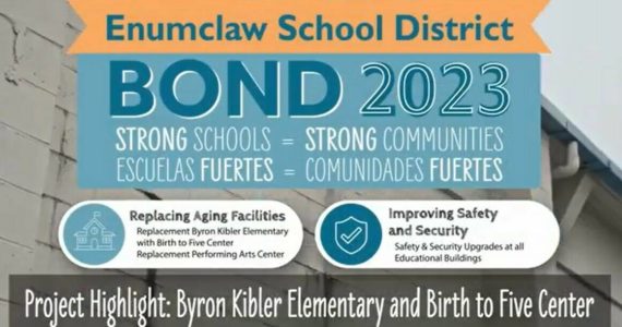 The Enumclaw School District has uploaded project highlights on their bond webpage at https://www.enumclaw.wednet.edu/page/bond-2023.