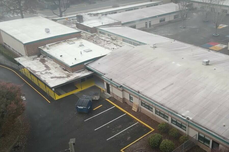 Enumclaw School District’s Byron Kibler Elementary hasn’t received any additional funds for maintenance or modernization outside the district’s general budget since 1997. Image courtesy Enumclaw School District