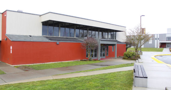 The Enumclaw High auditorium was built in the 1970s, and hasn’t seen any major modernization efforts since the ’90s. Those who use it consider it functional at best, though it lacks many of the amenities and opportunities more modern performing arts centers can offer drama and theater tech students. Photo by Ray Miller-Still