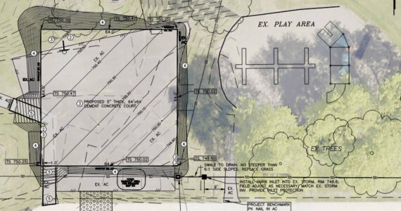 A pickleball court at McFarland Park will soon be constructed over the current basketball court. Image courtesy the City of Enumclaw
A pickleball court at McFarland Park will soon be constructed over the current basketball court. Image courtesy the City of Enumclaw