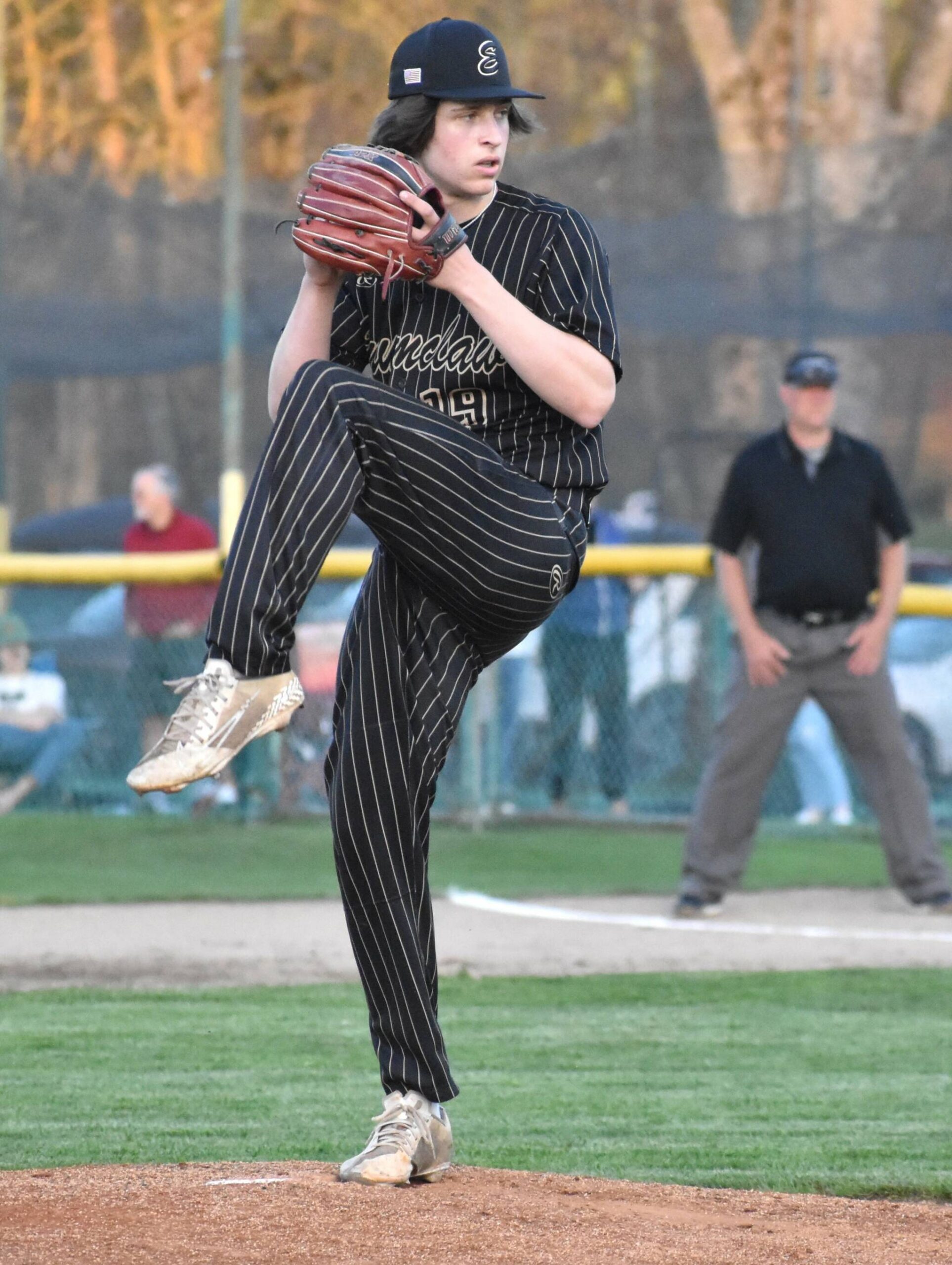 File photo by Kevin Hanson
Enumclaw High sophomore Cooper Markham earned Most Valuable Players honors when SPSL 2A baseball coaches made their all-league selections. The sophomore was a force for the Hornets both on the mound and at the plate.