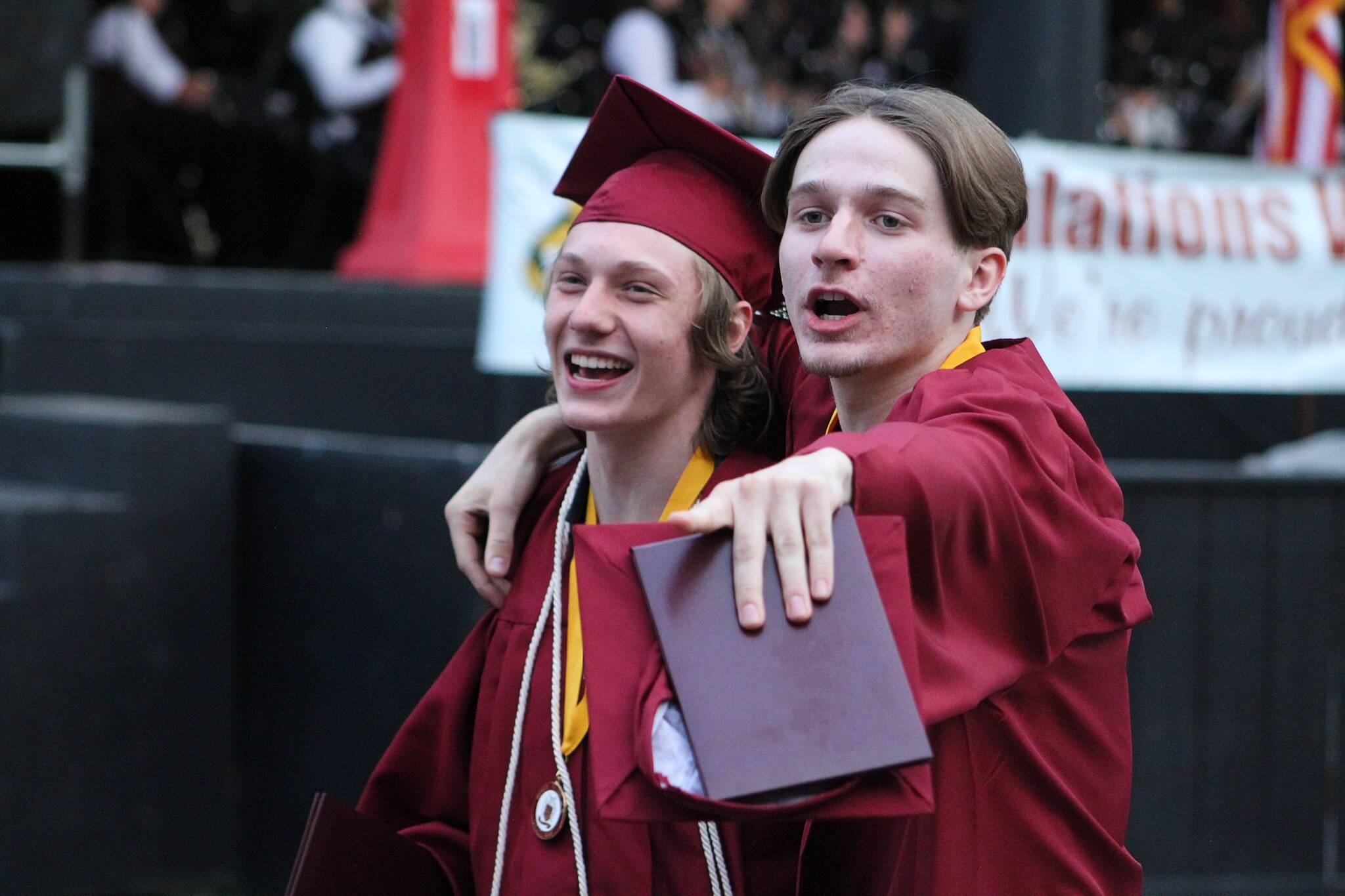 Nearly 300 White River High School students graduated this year, earning their diplomas at the Washington State Fair Grounds in Puyallup on June 8. Photos by Alex Bruell / Sound Publishing