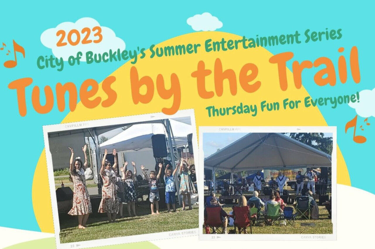 Both Enumclaw and Buckley’s concert series will be hosted on Thursday through August. Image courtesy Buckley Youth Activity Center