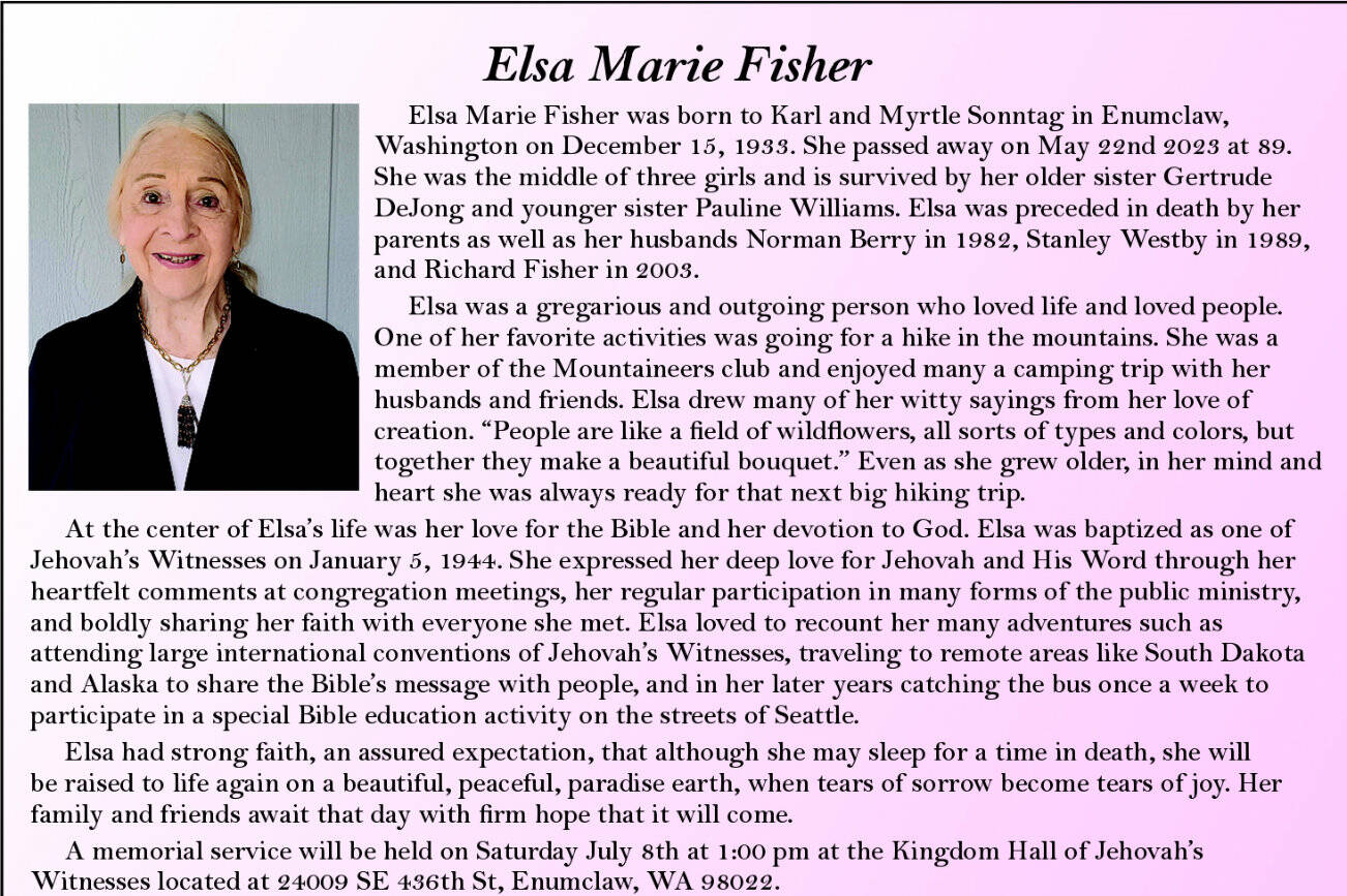 Elsa Marie Fisher