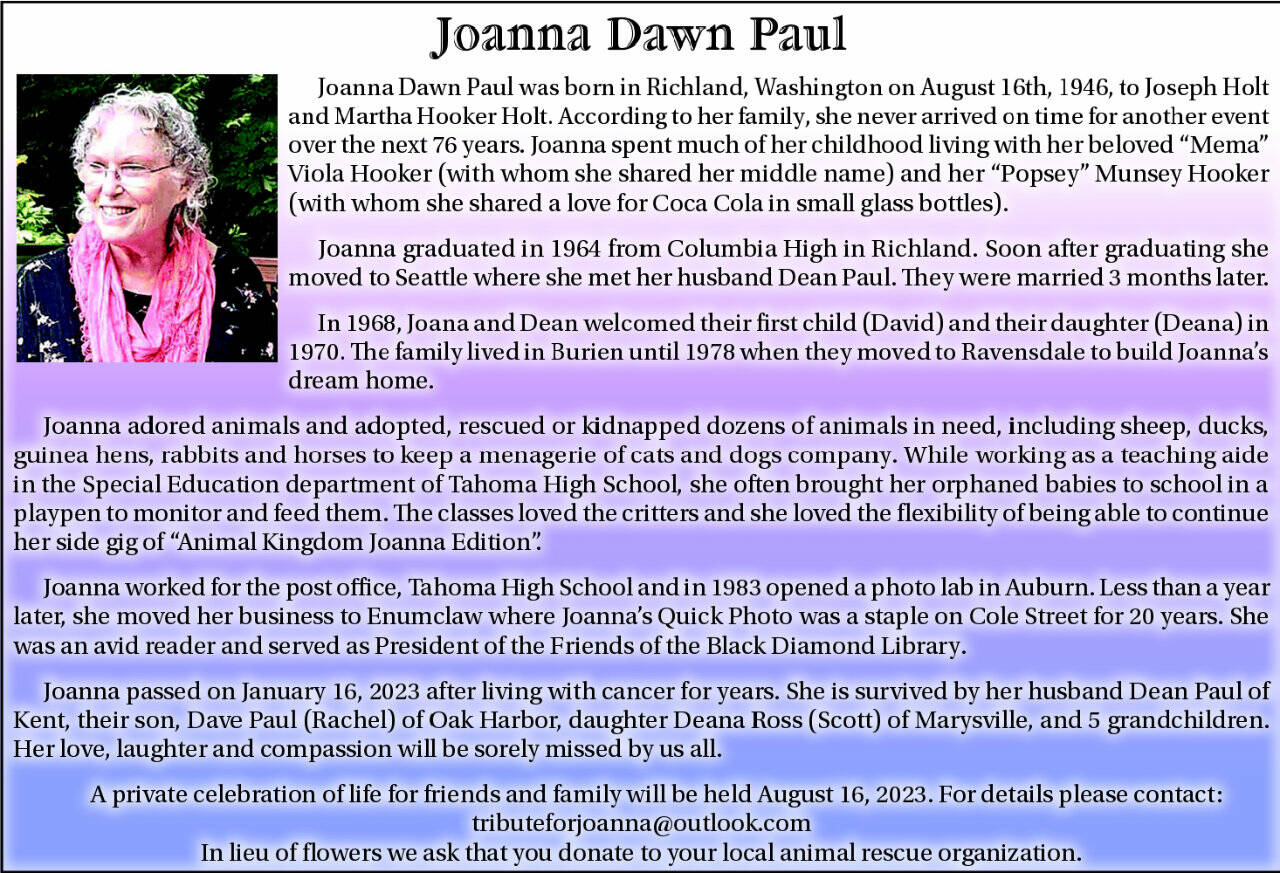 Joanna Dawn Paul