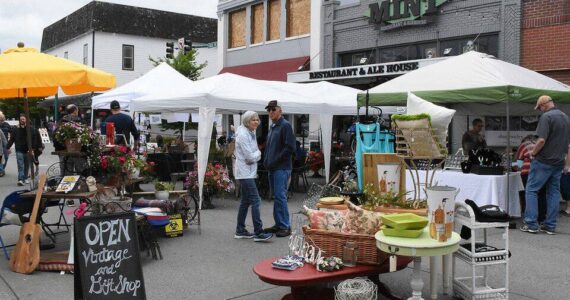 The city of Enumclaw has been closing down portions of Cole Street for years - sometimes just for tourists to enjoy extra dining or outdoor bar space, and sometimes for special events like Sundays on Cole or the Night Market. Photo by Kevin Hanson