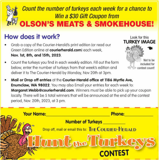 Here are the Hunt The Turkey rules; feel free to print a full-sized image of the rules and your guessing sheet below.