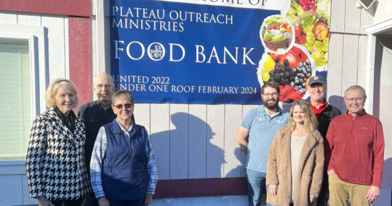 Plateau Outreach Ministries will be moving its food bank operations to Calvary Presbyterian Church next month. Pictured are P.O.M. board and staff members. Courtesy photo