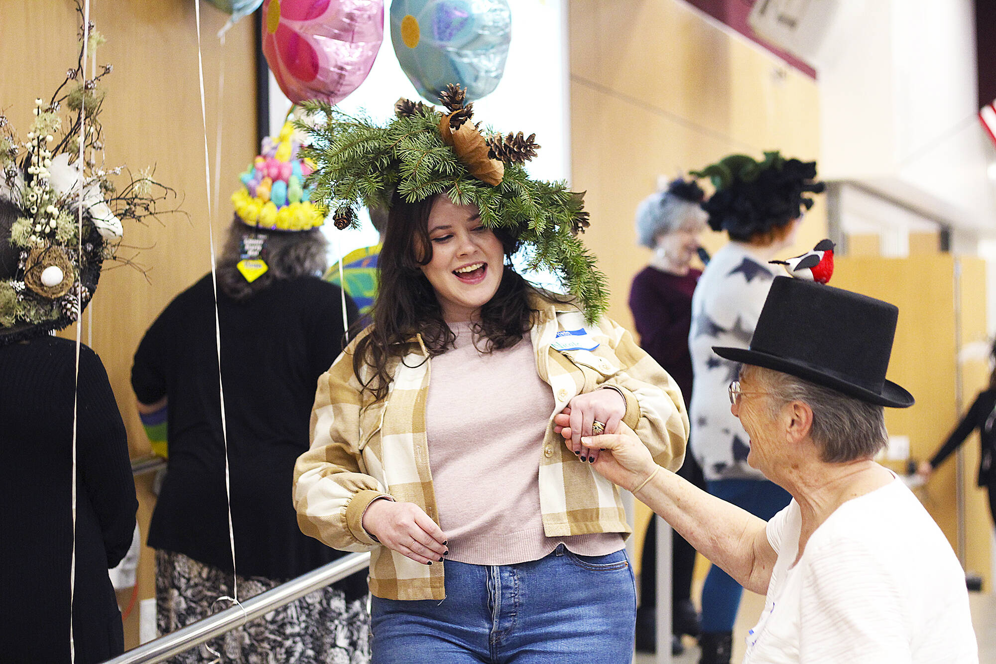 The Enumclaw Garden Clubs annual Breakfast for the Birds is scheduled for Feb. 27 at the Expo Centers Field House; here are some pictures from last years hat parade that were never published. Photos by Ray Miller-Still