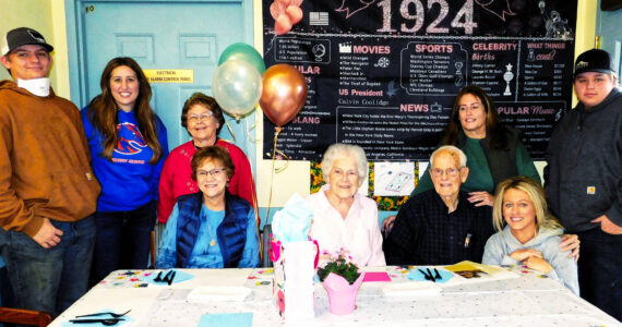 Contributed photo
Teresa Connell, center, celebrated her 100th birthday earlier this month.