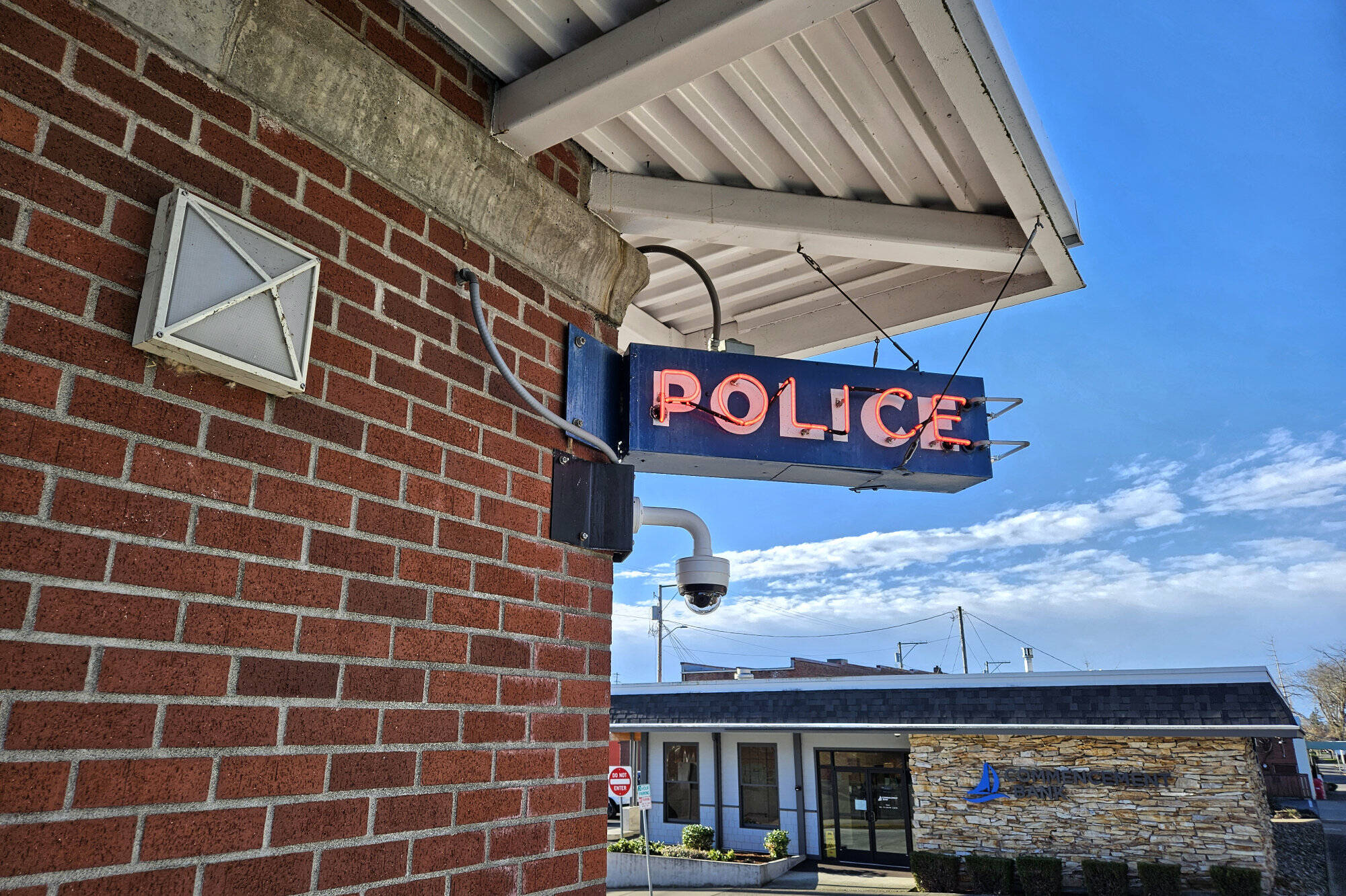 The Enumclaw police station. Photo by Ray Miller-Still