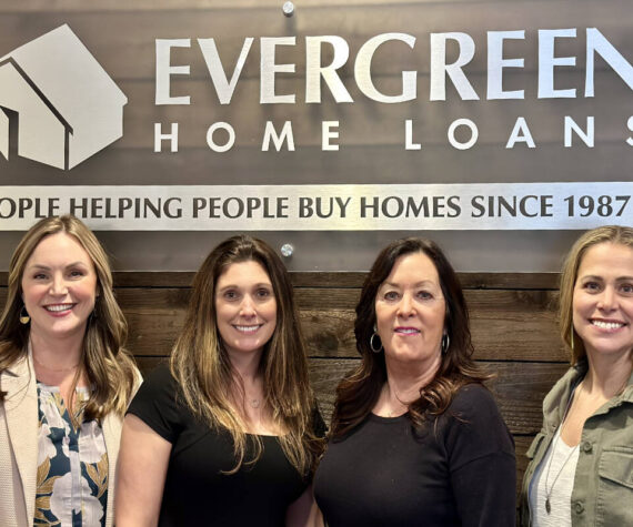 <p>Pictured from left to right is Siara Jay (Branch Manager), Necia Werner (Processing Manager) Veneita Stuck (Loan Officer) and Natalie MacIntyre (Loan Officer Assistant).</p>