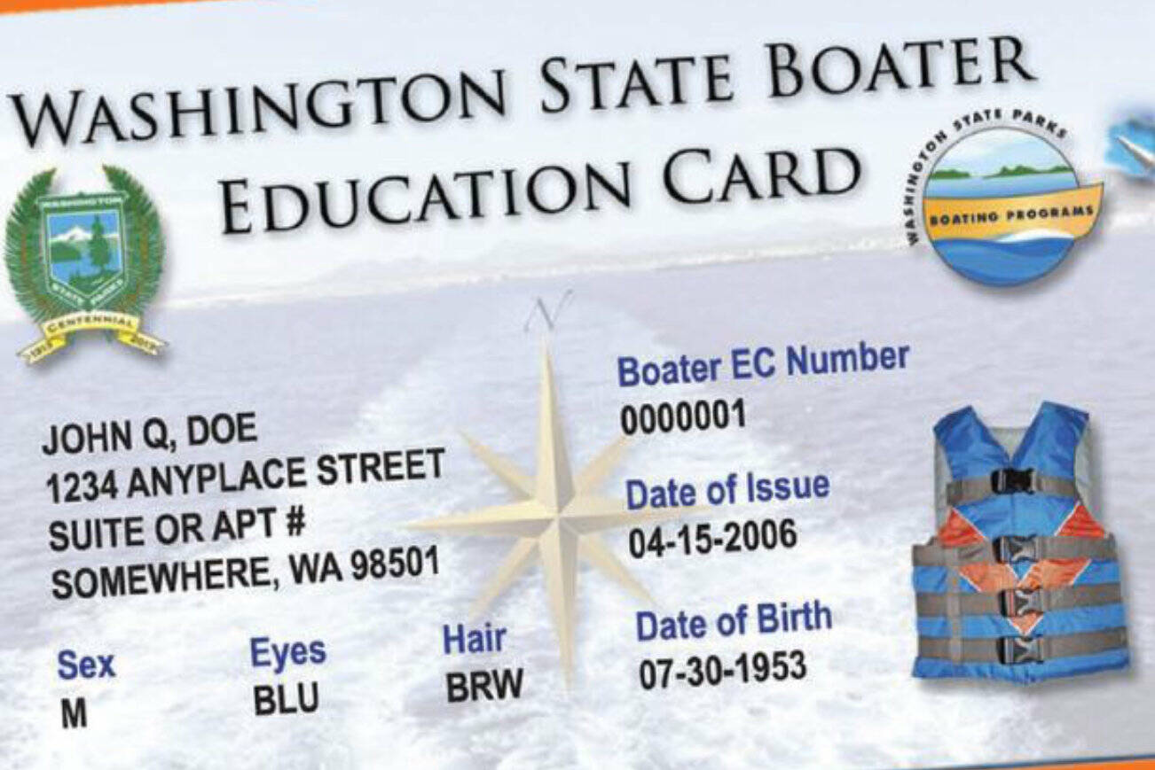 Get your boaters education card with the Black Diamond Police