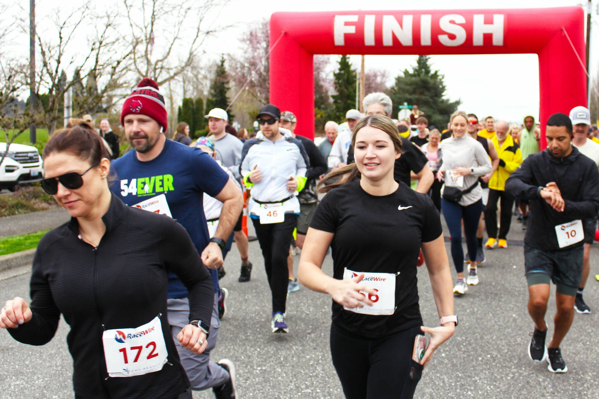 Last year was the Enumclaw Chamber of Commerce’s inaugural Rainier Run 5K, which is coming again on April 13. After running the 5K, there will be a block party with a beer garden, kids activities, and more. Photos by Ray Miller-Still