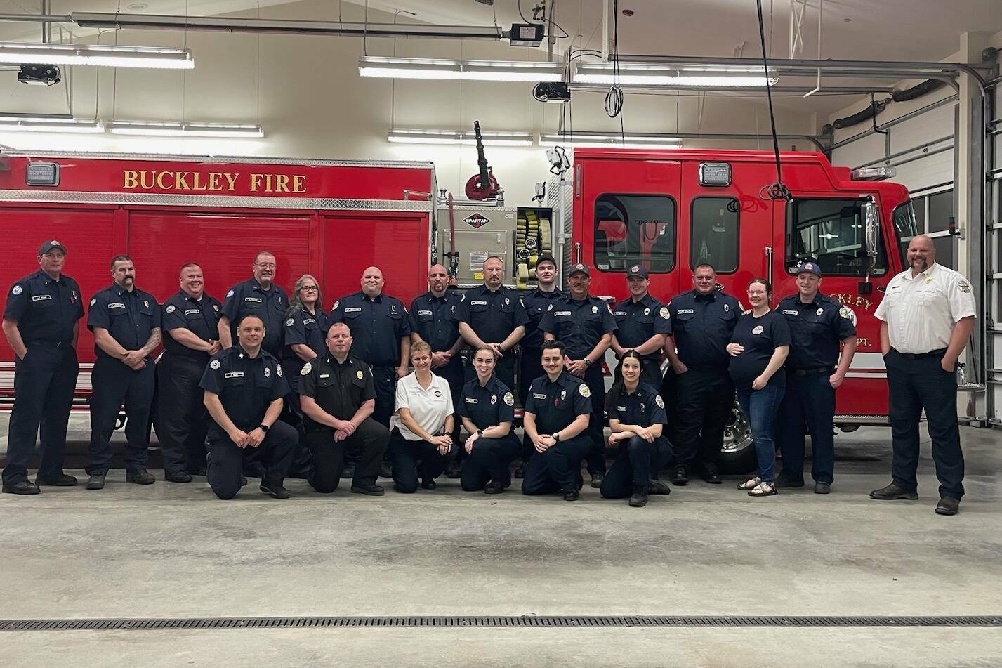 Photo Courtesy of Eric Skogen
The city of Buckley’s fire department consists of four full-time fighters, and the rest are volunteers. If voters approve a EMS levy lid lift, the city hopes to hire an additional full-time first responder.