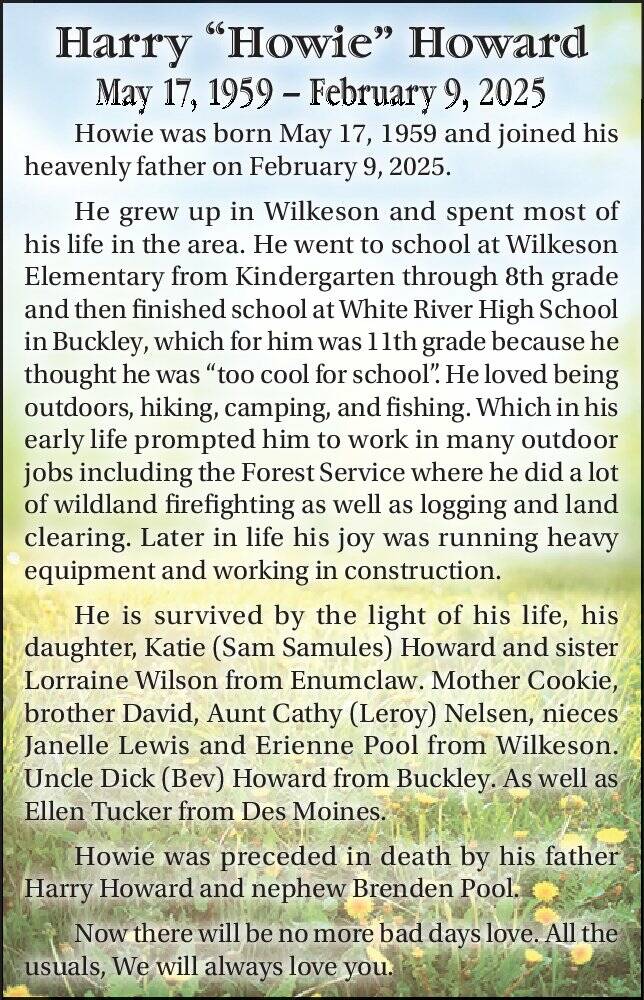 Harry “Howie” Howard