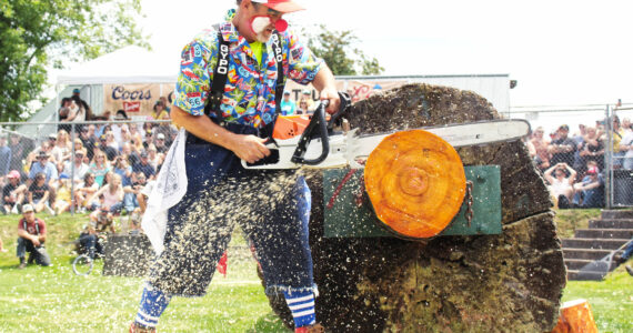 Photos by Ray Miller-Still and Josh Burbank
Buckley’s biggest event of the year is here! Slap on that sunscreen and get ready for some intense sawing action at the Log Show on June 28. Here are some photos last year of the Junior Log Show and adult event. Also, make sure you congratulate EHS and WRHS seniors — their graduation ceremonies are this month, too.