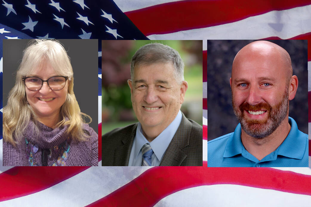 Black Diamond Council member Tamie Deady, Geoff Bowie, and John Adler.